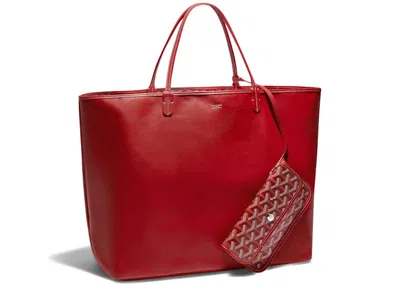Pre-owned Goyard Women's  Anjou Tote Gm In Red