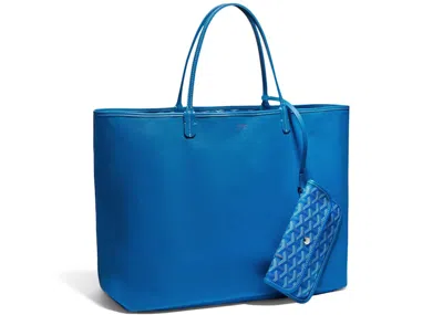 Pre-owned Goyard Women's  Anjou Tote Gm In Sky Blue