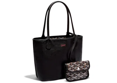 Pre-owned Goyard Women's  Anjou Tote Mini In Black