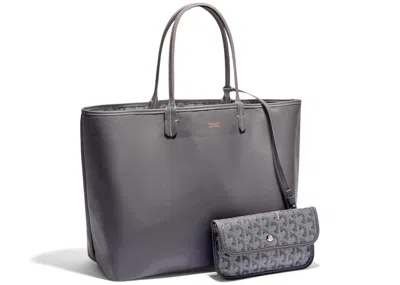 Pre-owned Goyard Women's  Anjou Tote Pm In Grey