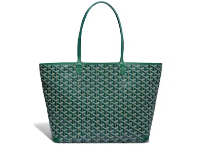Pre-owned Goyard Women's  Artois Tote Mm In Green