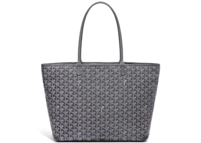 Pre-owned Goyard Women's  Artois Tote Mm In Grey
