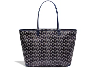 Pre-owned Goyard Women's  Artois Tote Mm In Navy Blue