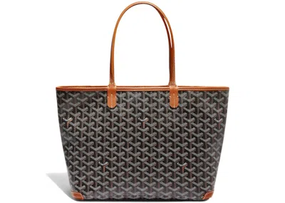 Pre-owned Goyard Women's  Artois Tote Pm In Black/natural