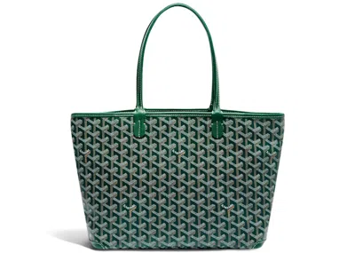 Pre-owned Goyard Women's  Artois Tote Pm In Green