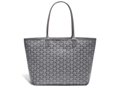 Pre-owned Goyard Women's  Artois Tote Pm In Grey In Gray