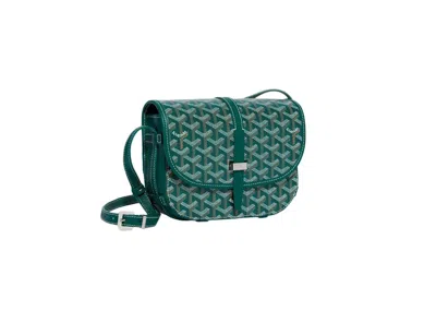 Pre-owned Goyard Women's  Belvedere Pm In Green