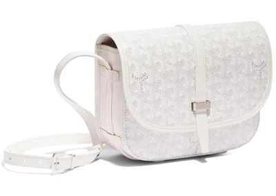 Pre-owned Goyard Women's  Belvedere Pm In White