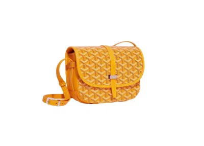Pre-owned Goyard Women's  Belvedere Pm In Yellow