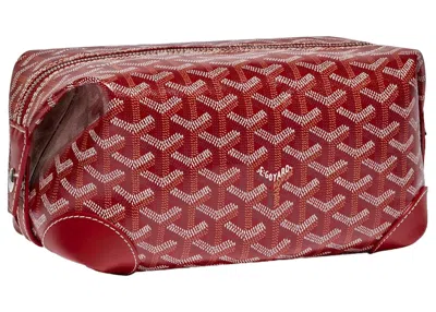 Pre-owned Goyard Women's  Boeing 25 Toilet Bag In Red