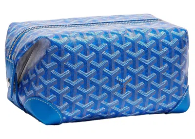 Pre-owned Goyard Women's  Boeing 25 Toilet Bag In Sky Blue