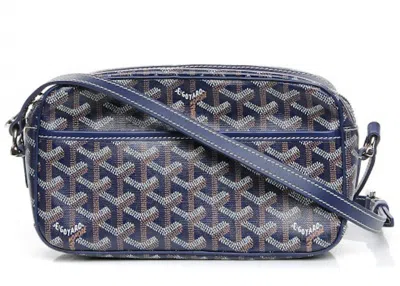 Pre-owned Goyard Women's  Cap Vert Crossbody Ine In Navy Blue