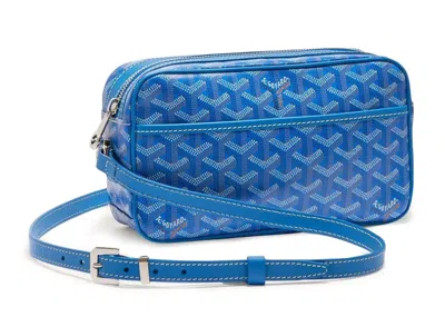 Pre-owned Goyard Women's  Capvert Pm Bag In Sky Blue