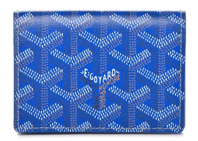 Pre-owned Goyard Women's  Card Holder Ine In Sky Blue