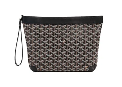 Pre-owned Goyard Women's  Conti Pouch In Black