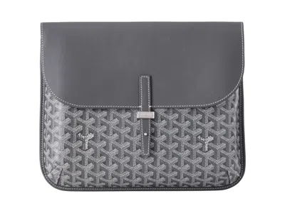 Pre-owned Goyard Women's  Coursier Messenger Bag In Grey In Gray