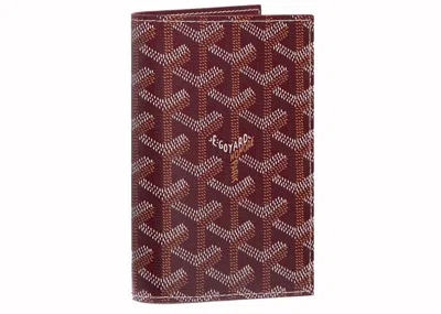 Pre-owned Goyard Women's  Grenelle Passport Cover In Burgundy