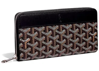 Pre-owned Goyard Women's  Matignon Wallet Gm In Black