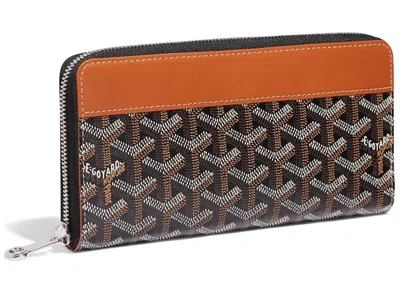 Pre-owned Goyard Women's  Matignon Wallet Gm In Black/natural