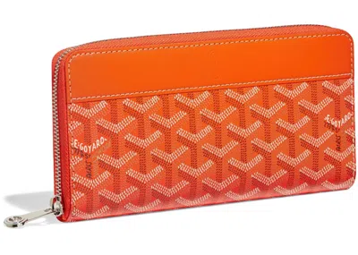 Pre-owned Goyard Women's  Matignon Wallet Gm In Orange