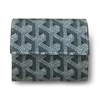Pre-owned Goyard Women's  Monnaie Marigny Card Coin Wallet Ine In Grey