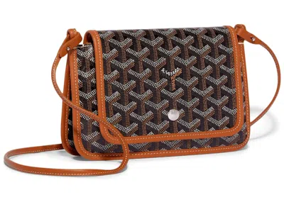 Pre-owned Goyard Women's  Plumet Pouch In Black/natural In Multi