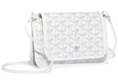 Pre-owned Goyard Women's  Plumet Pouch In White