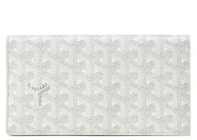 Pre-owned Goyard Women's  Richelieu Wallet Ine White