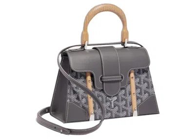 Pre-owned Goyard Women's  Saigon Structure Mini Bag In Gray