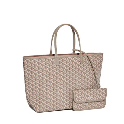 Pre-owned Goyard Women's  Saint Louis Clairevoie Pm Bag In Powder Pink