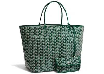 Pre-owned Goyard Women's  Saint Louis Tote Gm In Green