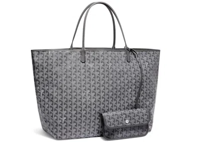 Pre-owned Goyard Women's  Saint Louis Tote Gm In Grey In Gray