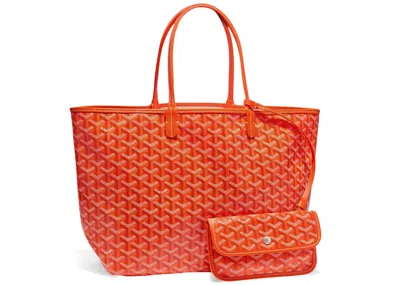 Pre-owned Goyard Women's  Saint Louis Tote Gm In Orange