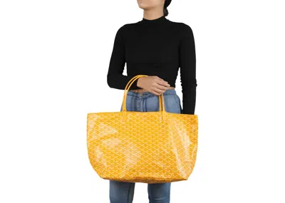 Pre-owned Goyard Women's  Saint Louis Tote Gm In Yellow