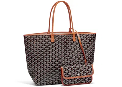 Pre-owned Goyard Women's  Saint Louis Tote Pm In Black/natural