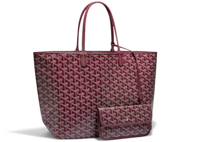Pre-owned Goyard Women's  Saint Louis Tote Pm In Bordeaux