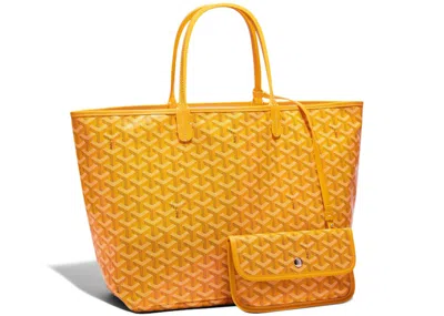 Pre-owned Goyard Women's  Saint Louis Tote Pm In Yellow