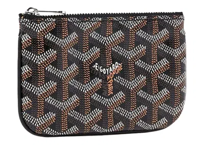 Pre-owned Goyard Women's  Sénat Nano Key Pouch In Black