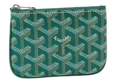 Pre-owned Goyard Women's  Sénat Nano Key Pouch In Green