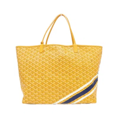 Pre-owned Goyard Yellow Coated Canvas Tote Bag ()