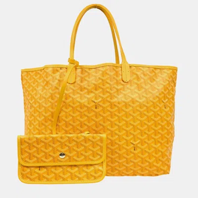 Pre-owned Goyard Yellow St.louis Pm Tote Bag
