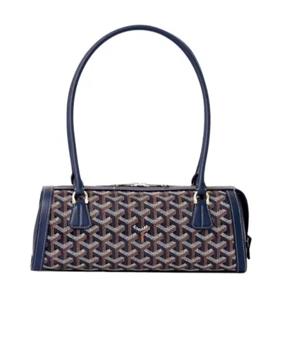 Goyard Zipper Handbag In Black