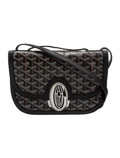Pre-owned Goyard Ine 233 Bag Pm In Black