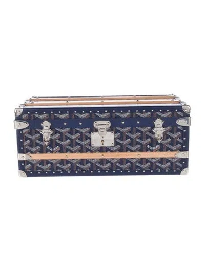 Pre-owned Goyard Ine 352 Case In Blue