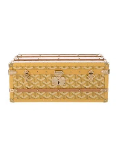 Pre-owned Goyard Ine 352 Case In Gold