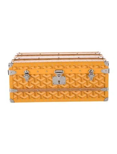 Pre-owned Goyard Ine 352 Case In Orange