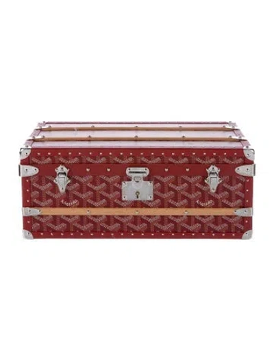 Pre-owned Goyard Ine 352 Case In Red
