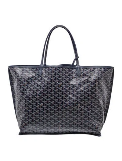 Pre-owned Goyard Ine Anjou Gm In Blue