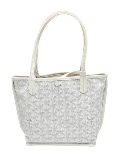 Pre-owned Goyard Ine Anjou Mini 2023 In White