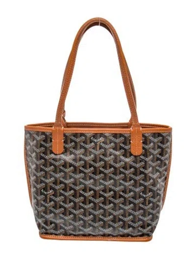 Pre-owned Goyard Ine Anjou Mini 2024 In Gray